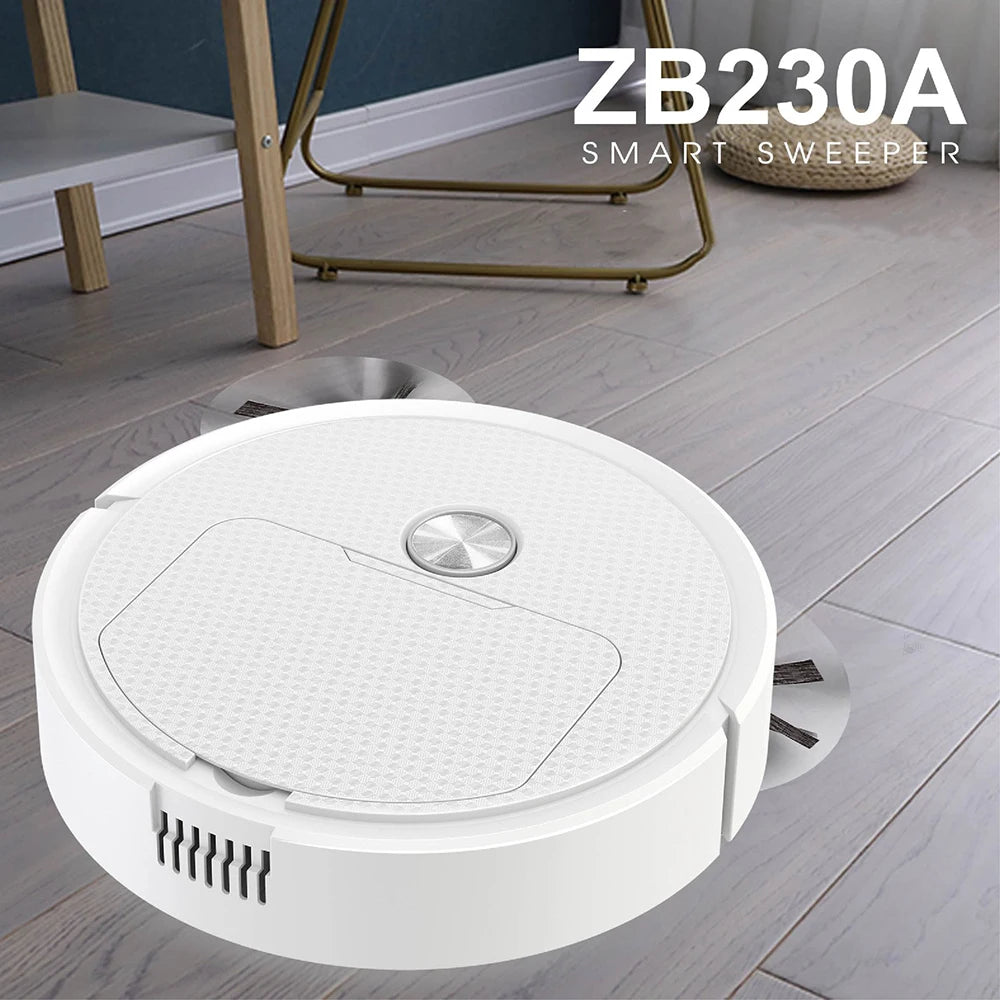 Tri Sweep , 3-in-1 Smart Mini Sweeping Robot – Wireless Vacuum & Floor Cleaner for Home Use