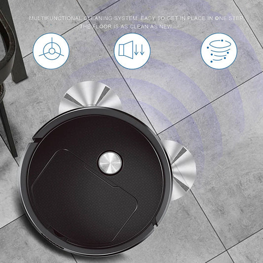 Tri Sweep , 3-in-1 Smart Mini Sweeping Robot – Wireless Vacuum & Floor Cleaner for Home Use